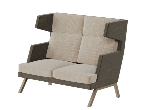 Aldo Диван двухместный высокий ALD-02 1430*960*1180