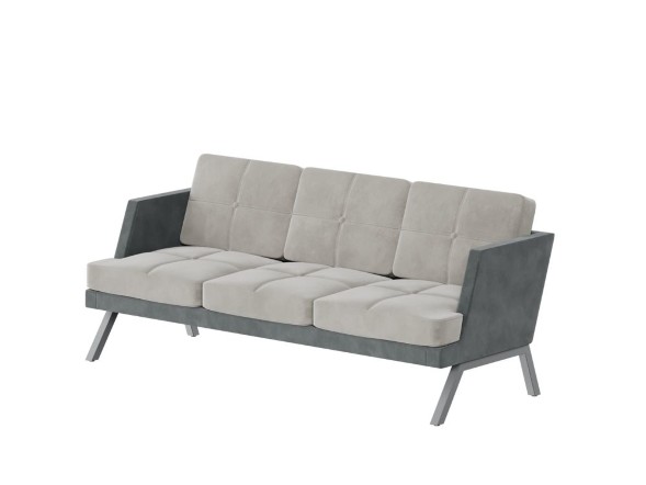 Алдо Диван трёхместный с декором из пуговиц ALDB-03L 2010*875*890