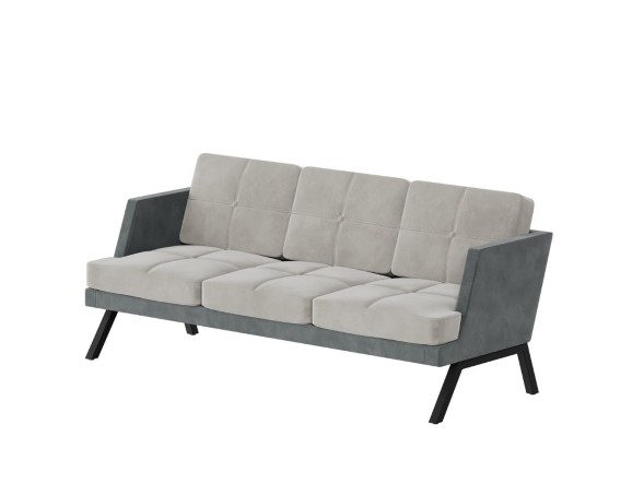 Алдо Диван трёхместный с декором из пуговиц ALDB-03L 2010*875*890