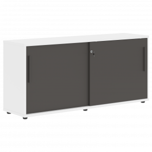 Шкаф низкий с дверьми купе ELC 1643 1606х430х750 EDIS