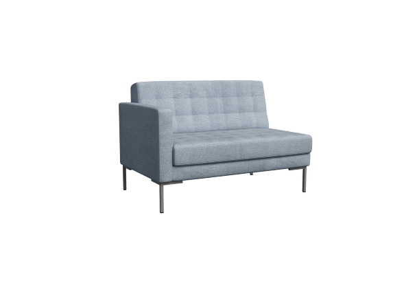 Форест Секция с подлокотником двухместная FR-SP-02 (R) 1270*800*840